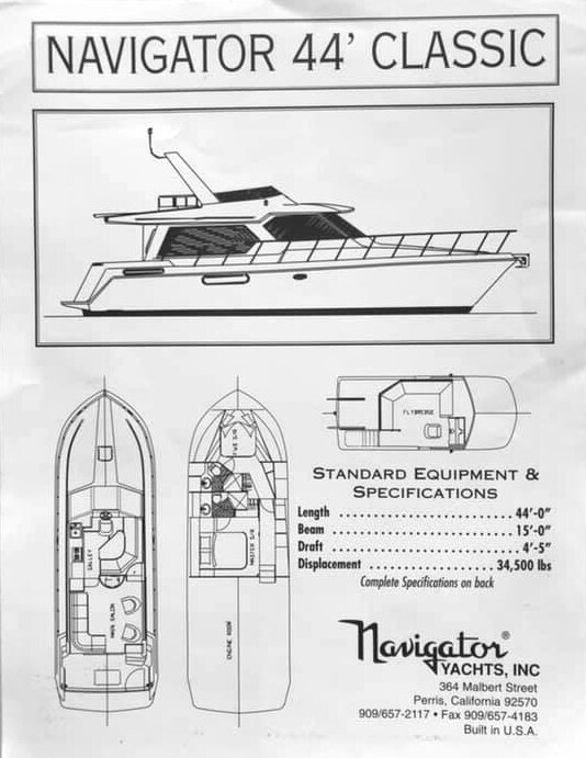 Navigator 44 Pilothouse Brochure