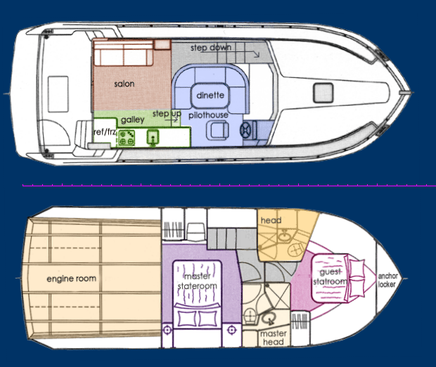 Californian 39 SL Floorplan